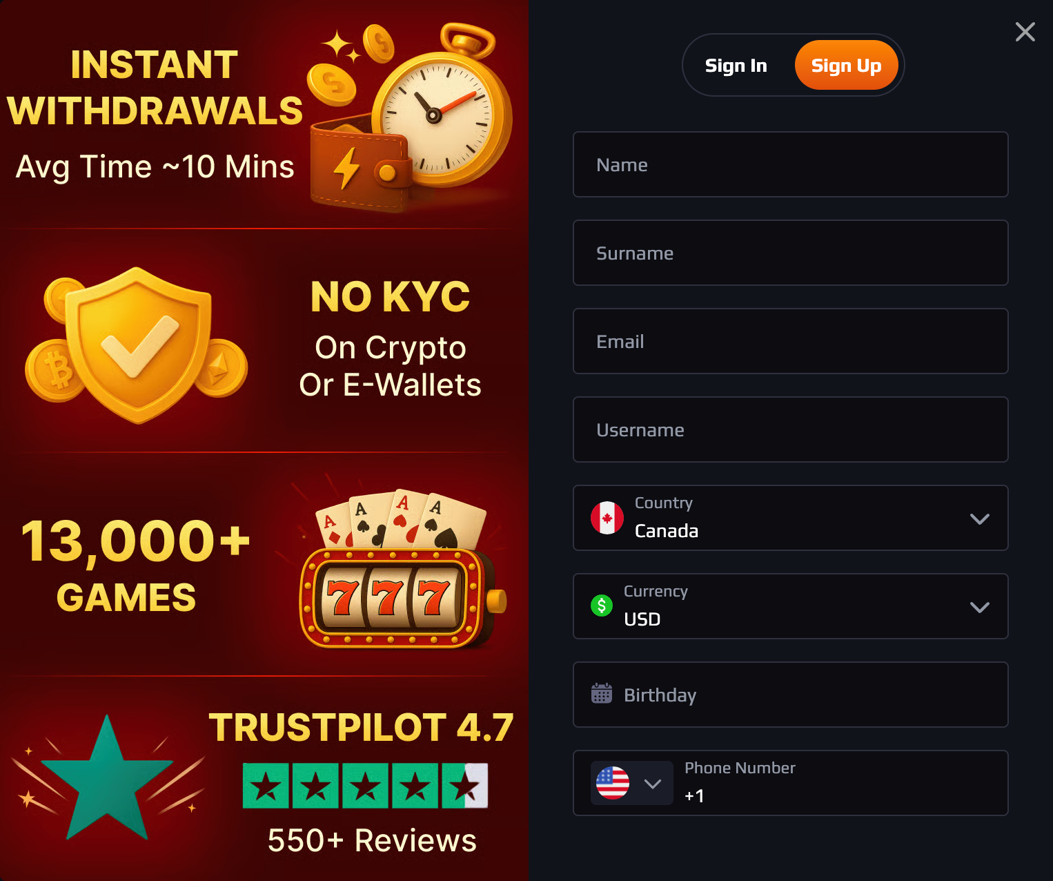 BlazeSpins casino login